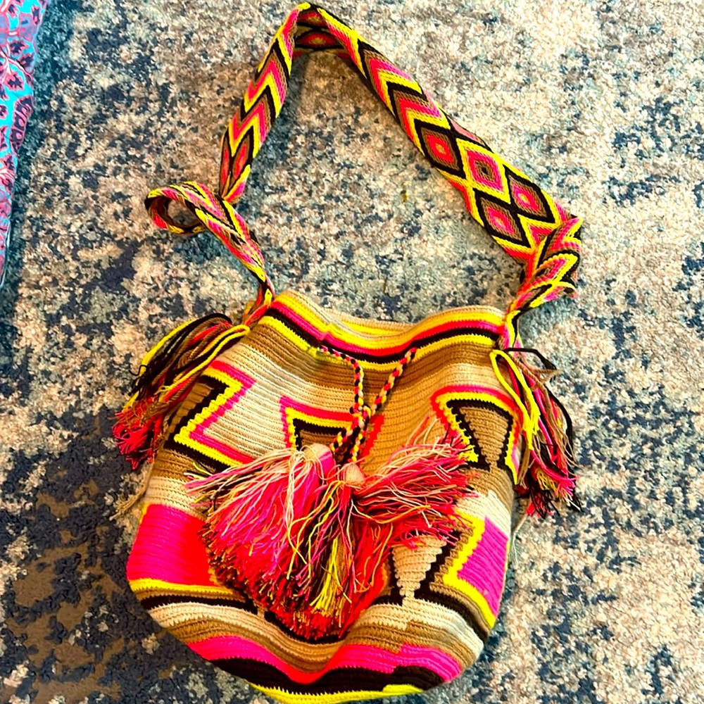 China bag- can be worn as a regular bag or a Crossbody